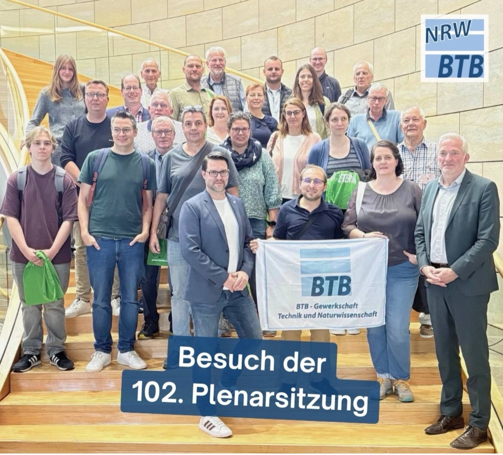 Fachgruppen Ländliche Entwicklung, Bodenordnung sowie Kataster und Vermessung werden vom NRW Landtag und das Landwirtschaftsministerium willkommen geheißen