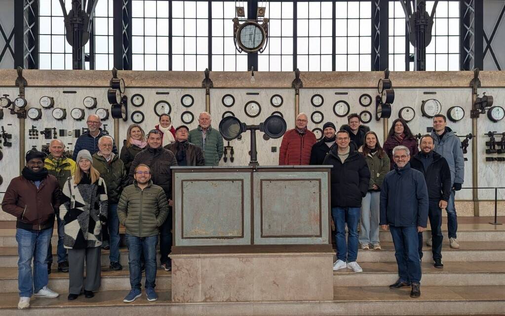 Gruppenbild der Fachgruppe vor der Zeche