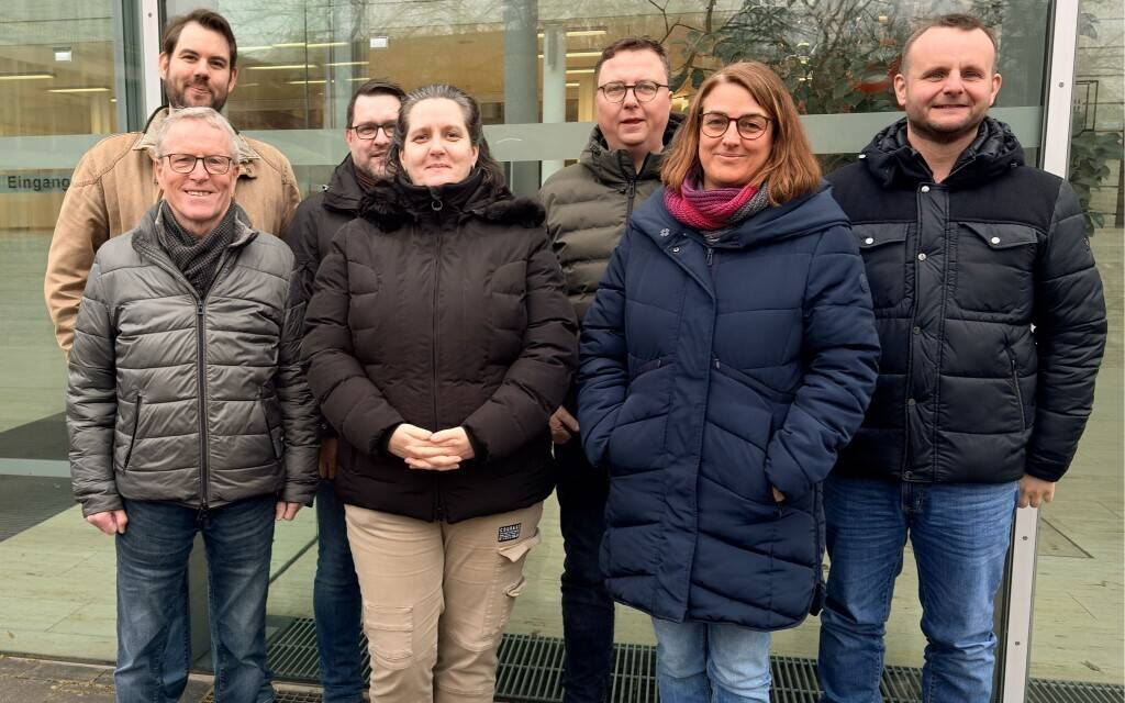 Gruppenbild des neuen Vorstands LEB