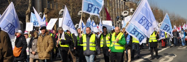 Demonstration in Düsseldorf 2015